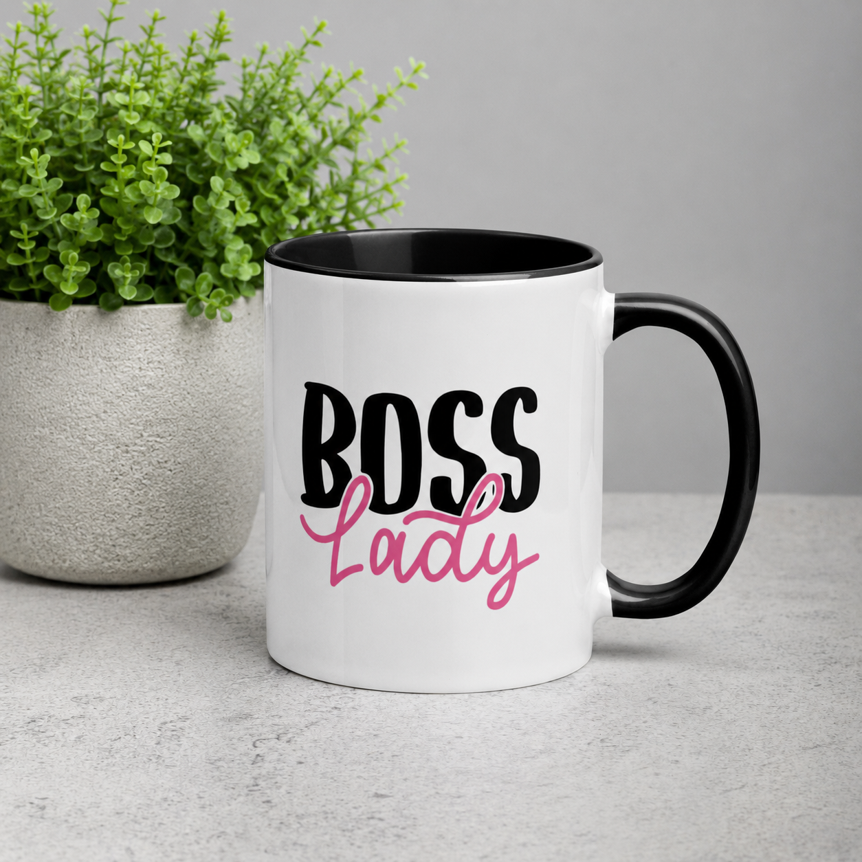 Boss Lady Girl Boss Two Color Ceramic Mug