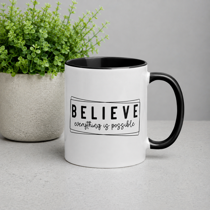 Believe Everything Is Possible Girl Boss Ceramic Mug