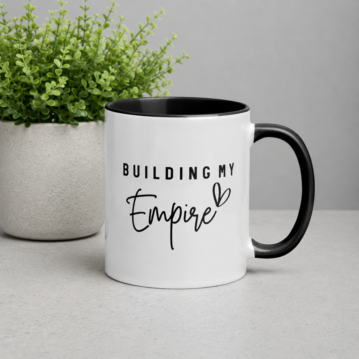 Building My Empire Girl Boss Two Color Ceramic Mug