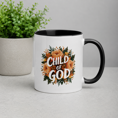 Child of God Bible Quote Two Color Ceramic Mug