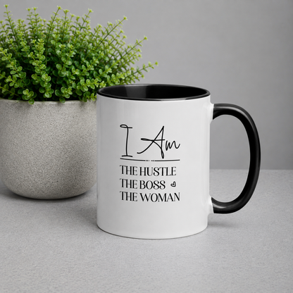 I Am The Hustle, The Boss, The Woman Ceramic Mug