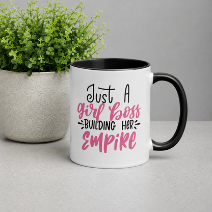Just A Girl Boss Building Her Empire Ceramic Mug