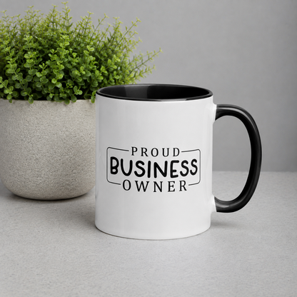 Proud Business Owner Girl Boss Two Color Ceramic Mug