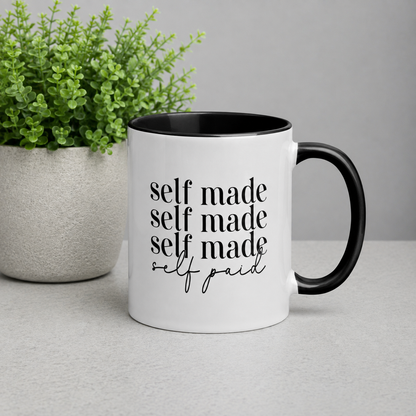 Self Made Self Paid Girl Boss Ceramic Mug