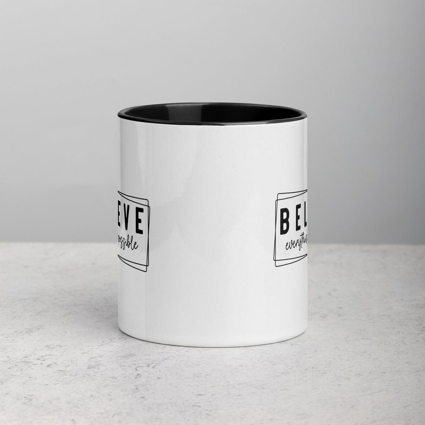 Believe Everything Is Possible Girl Boss Ceramic Mug