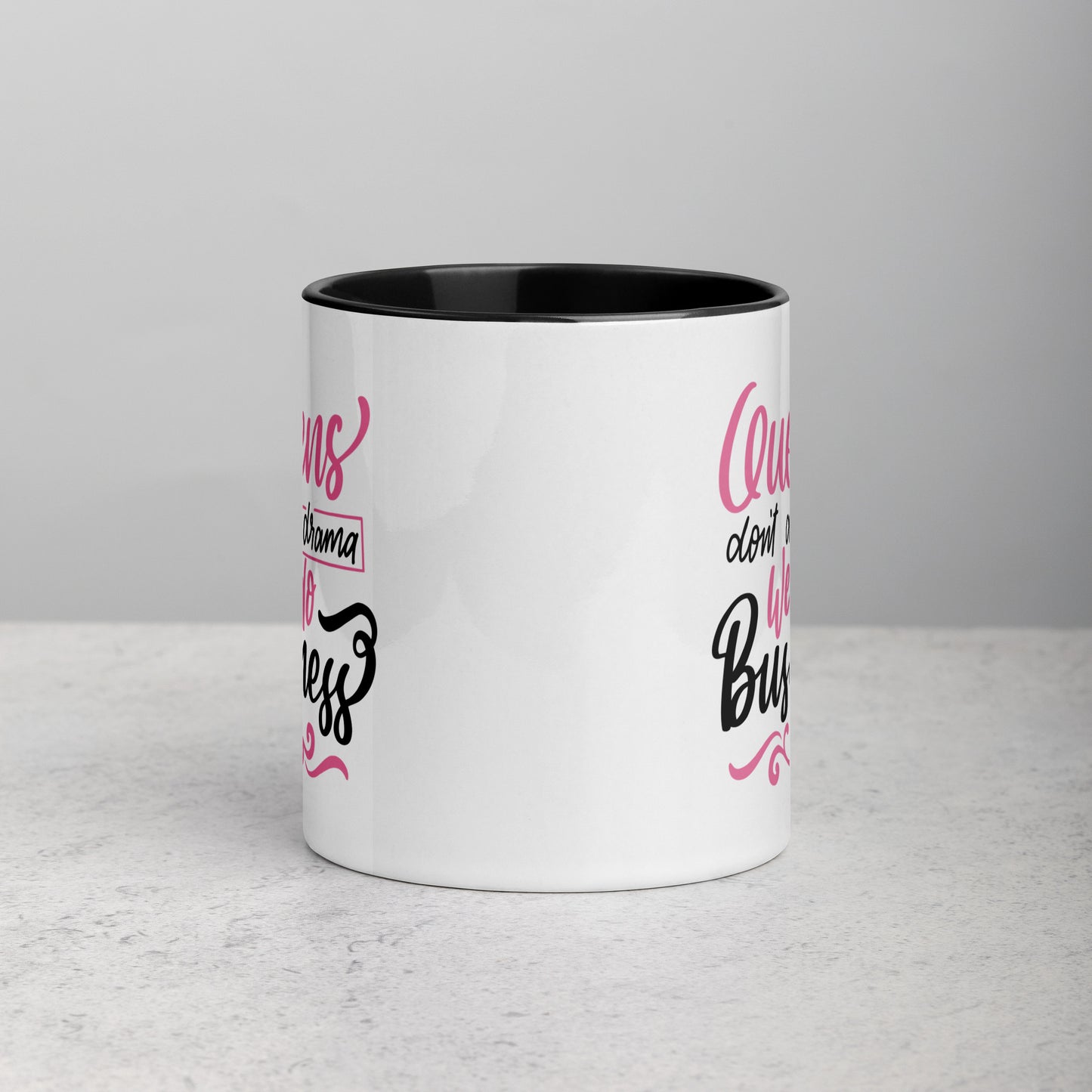 Queens Do Business Girl Boss Two Color Ceramic Mug