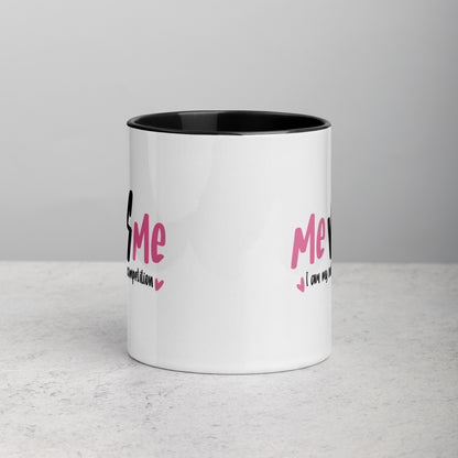 Me vs Me: I Am My Only Competition Girl Boss Ceramic Mug