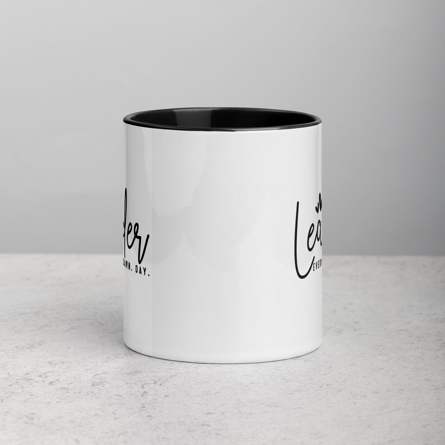 Leader Every Damn Day Girl Boss Colored Ceramic Mug