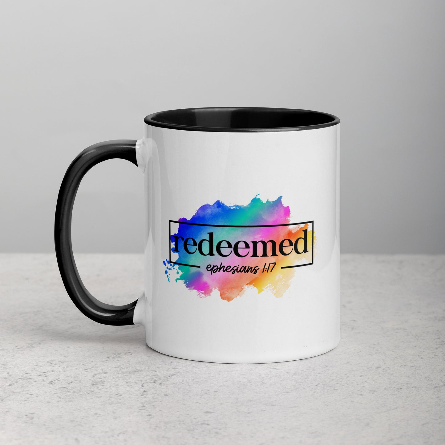 Redeemed Ephesians 1:17 Bible Quote Ceramic Mug