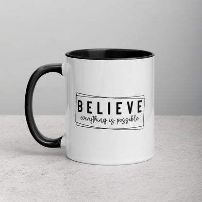 Believe Everything Is Possible Girl Boss Ceramic Mug