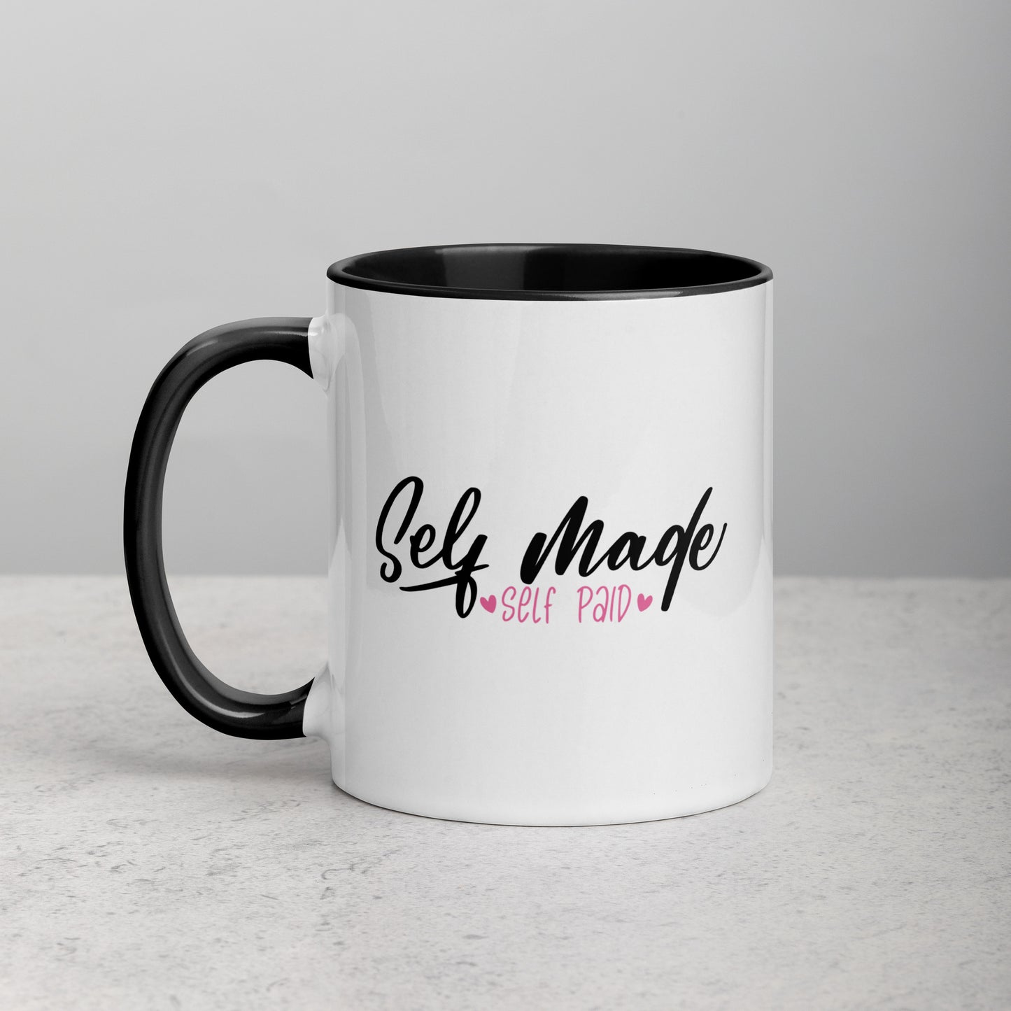 Self Made Self Paid Girl Boss Two Color Ceramic Mug