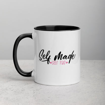 Self Made Self Paid Girl Boss Two Color Ceramic Mug