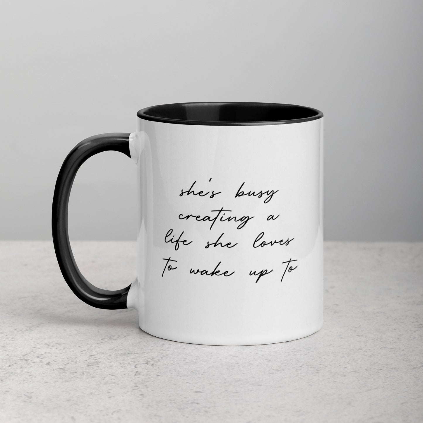 Create Her Girl Boss Two Color Ceramic Mug