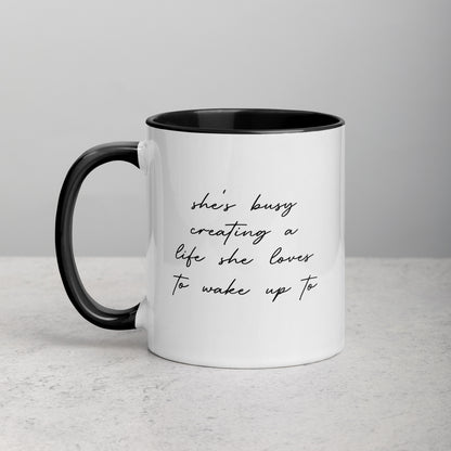 Create Her Girl Boss Two Color Ceramic Mug
