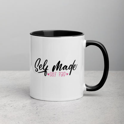 Self Made Self Paid Girl Boss Two Color Ceramic Mug